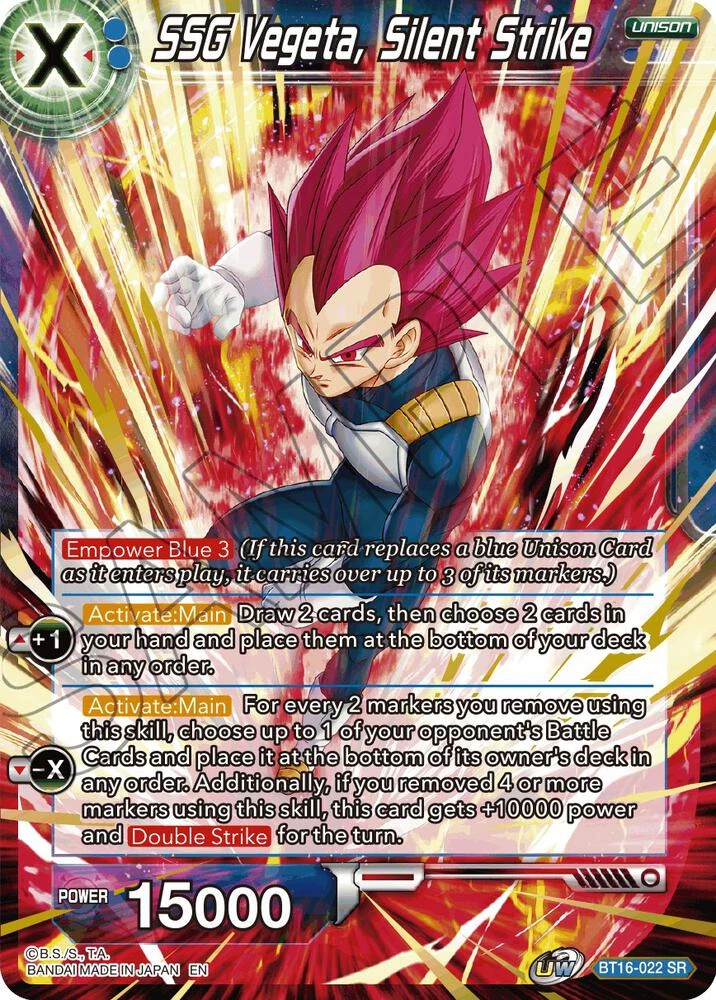 SSG Vegeta, Silent Strike #BT16-022