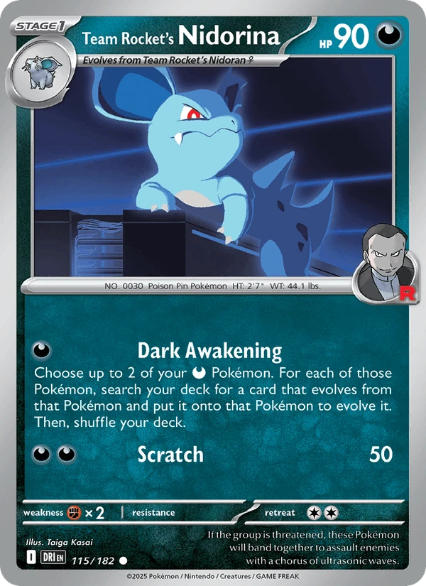 Team Rocket's Nidorina #115