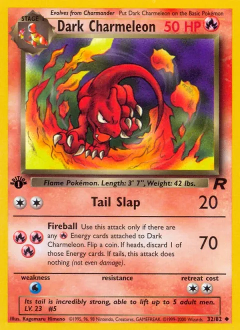 Dark Charmeleon 1st Edition