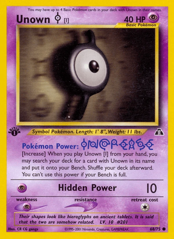 Unown I #68