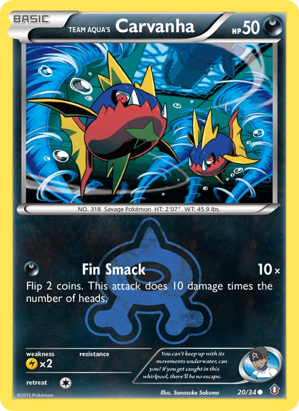 Team Aqua's Carvanha #20