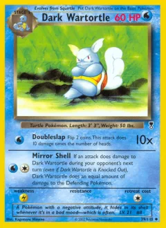 Dark Wartortle Reverse Holo