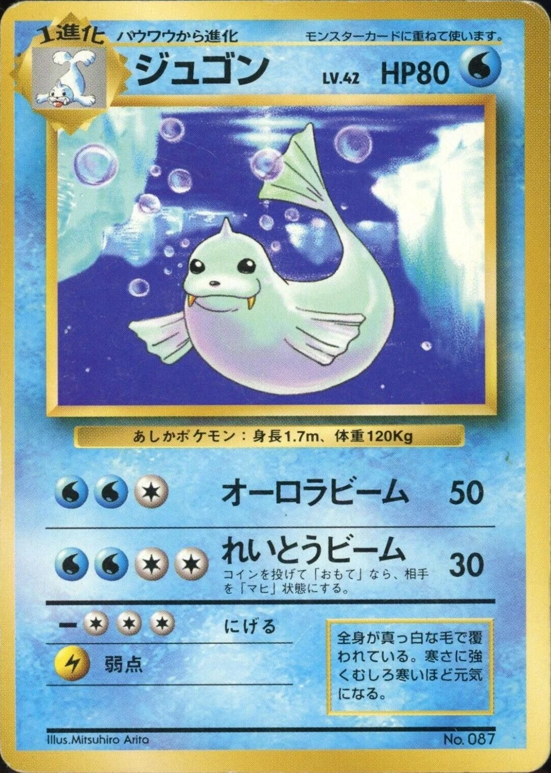 Dewgong No Rarity #87