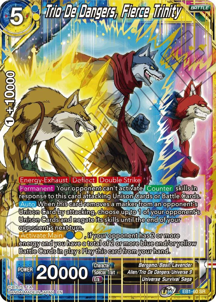 Trio De Dangers, Fierce Trinity #EB1-60