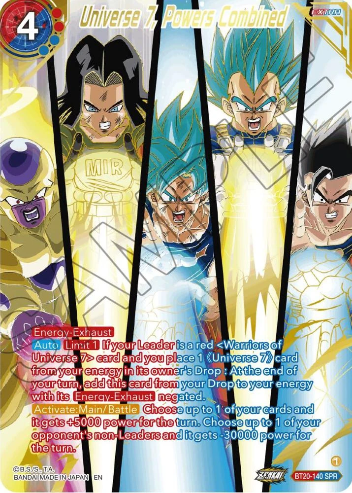Universe 7, Powers Combined [SPR] #BT20-140