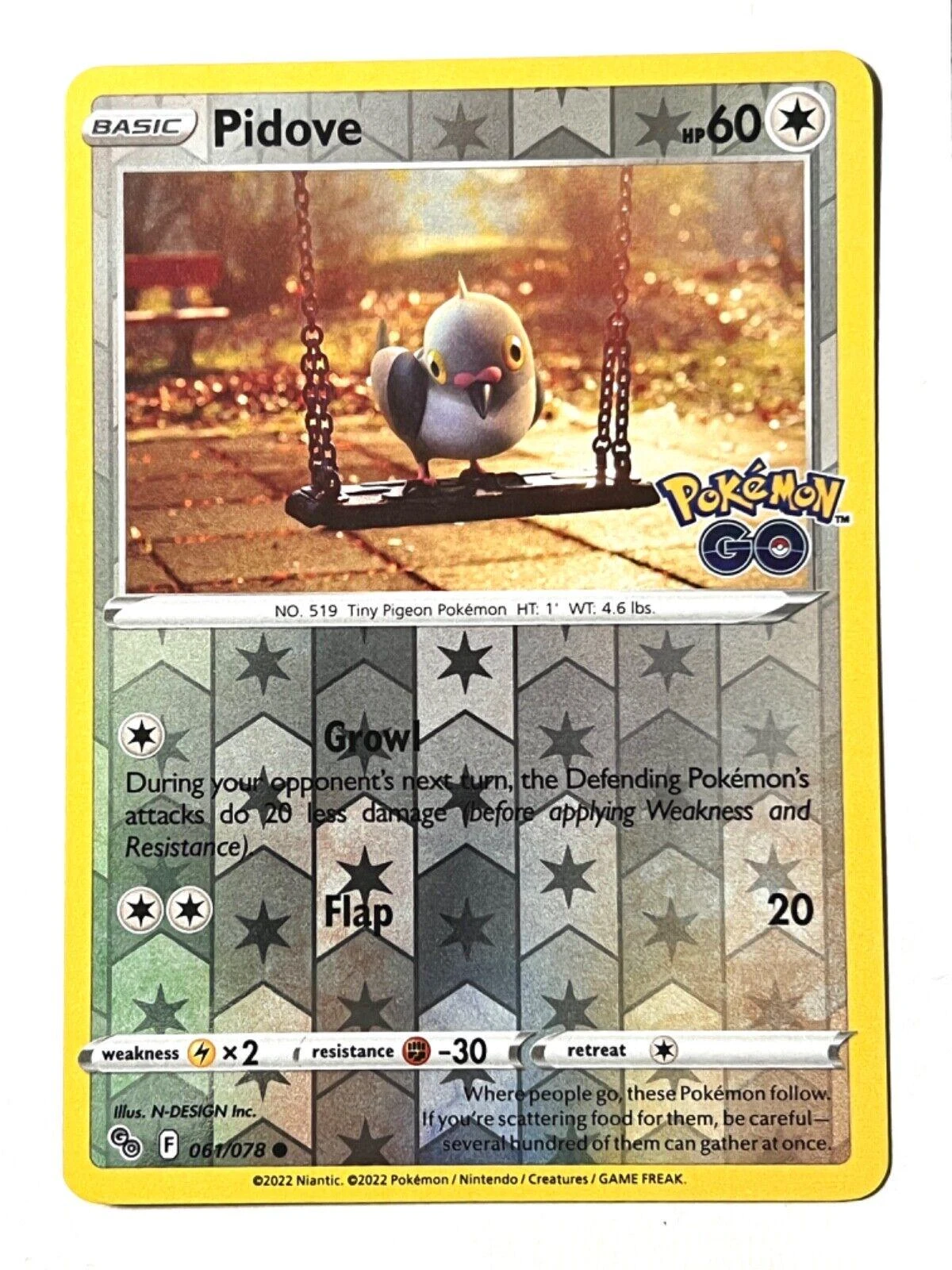 Pidove Reverse Holo #61