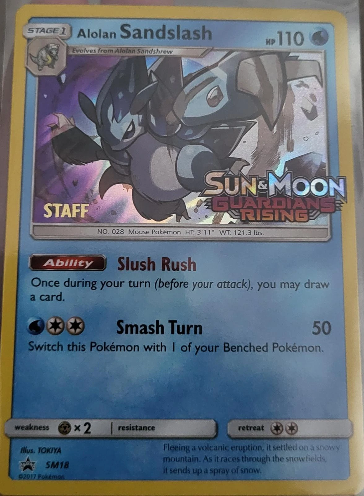 Alolan Sandslash Staff #SM18