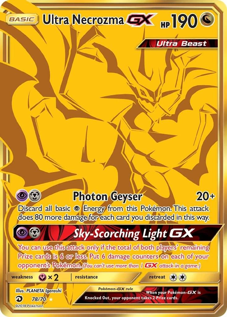 Ultra Necrozma Gx #78
