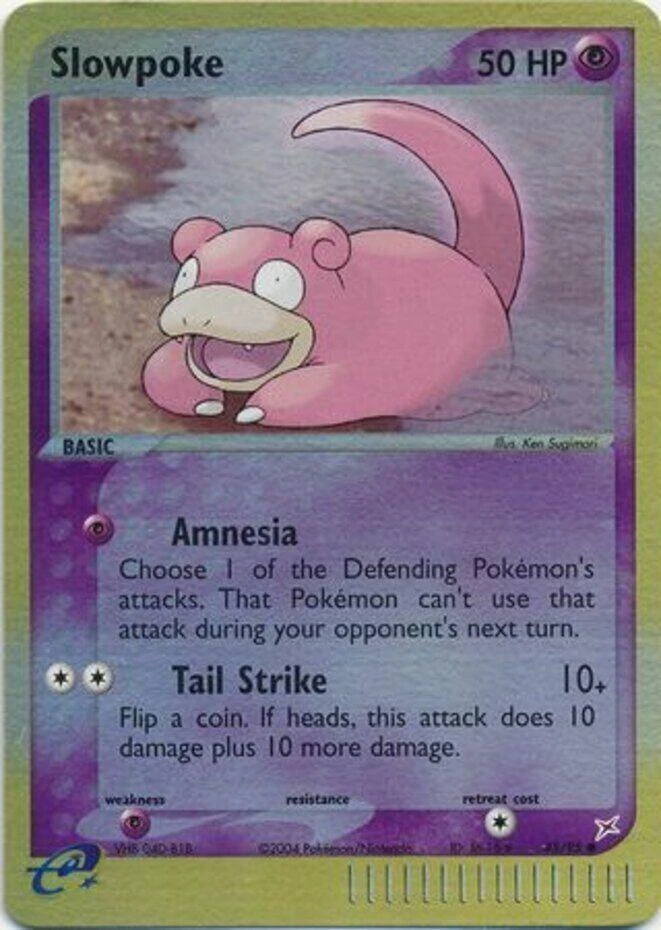 Slowpoke Reverse Holo #45