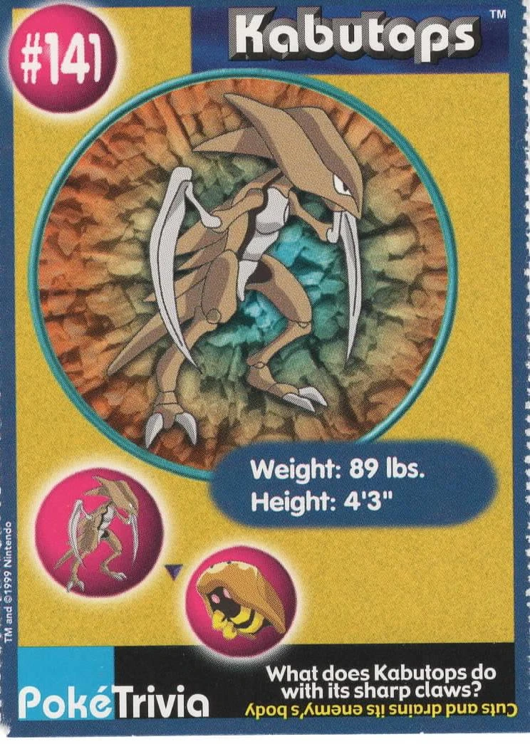 Kabutops #141