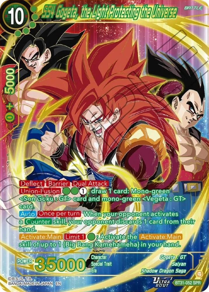 SS4 Gogeta, the Light Protecting the Universe [SPR] #BT31-052