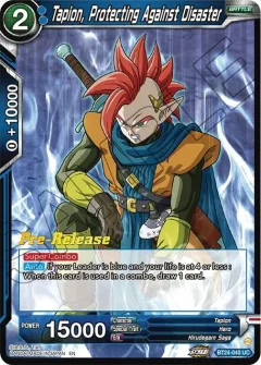 Tapion, Protecting Against Disaster [Pre-Release]