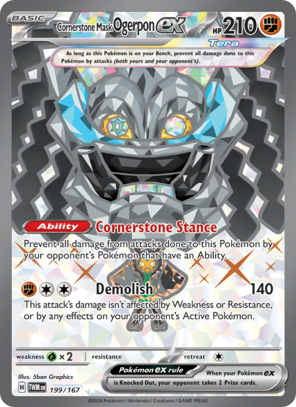 Cornerstone Mask Ogerpon Ex #199