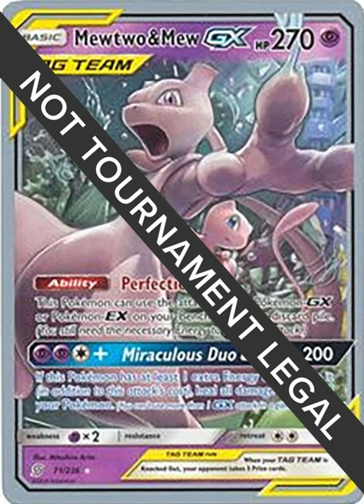 Mewtwo & Mew GX #71 · World Championships 2019