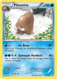 Piloswine Reverse Holo