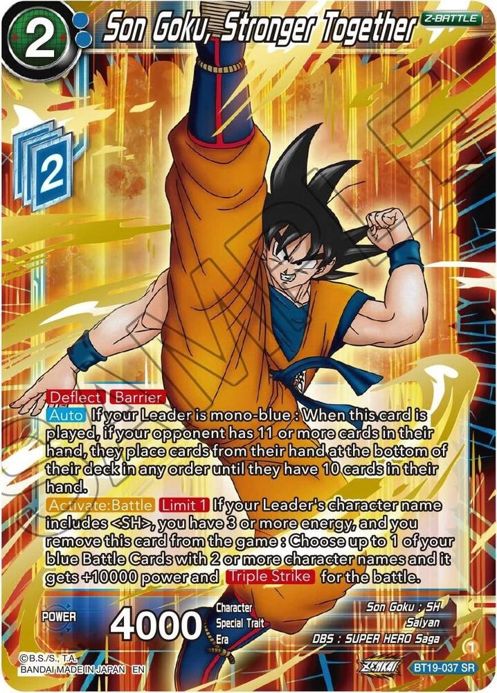 Son Goku, Stronger Together #BT19-037
