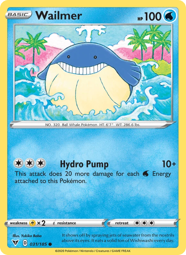 Wailmer Reverse Holo #31