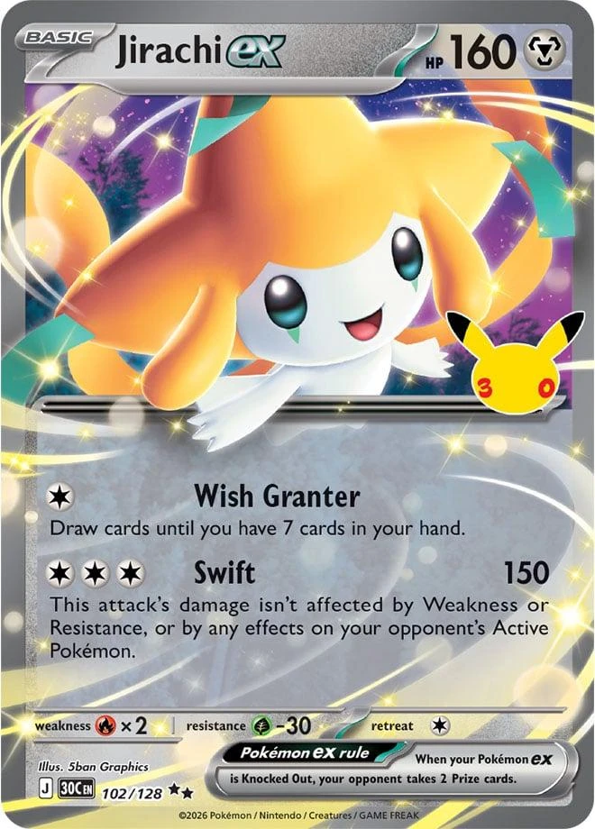 Jirachi Ex #102