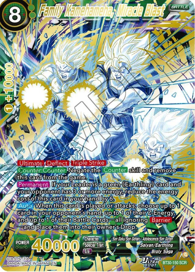 Family Kamehameha, Miracle Blast [SCR] #BT30-150