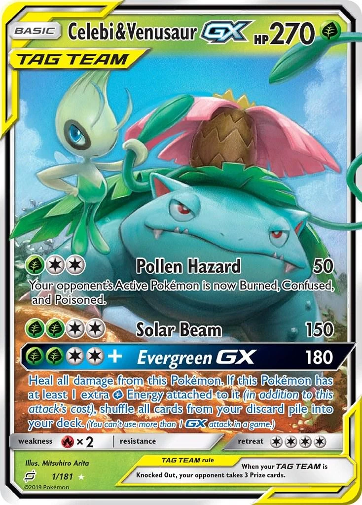 Celebi & Venusaur Gx #1