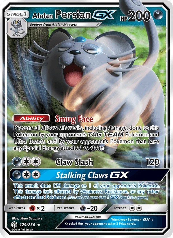 Alolan Persian Gx #129