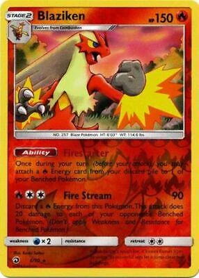 Blaziken Reverse Holo #6