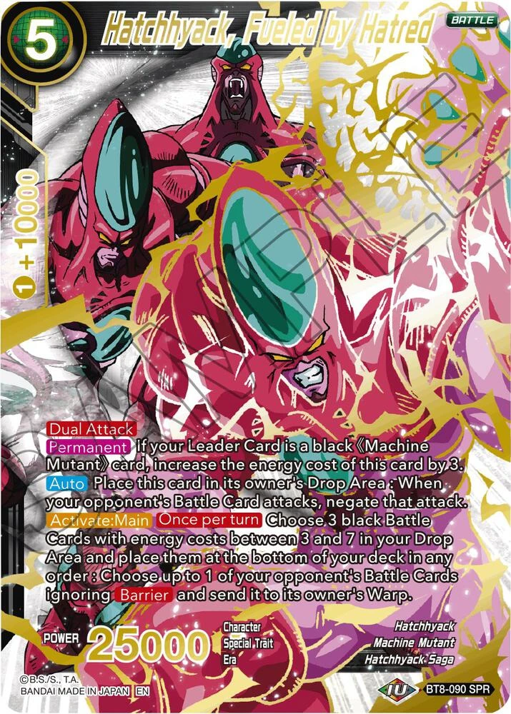 Hatchhyack, Fueled by Hatred [SPR] #BT8-090