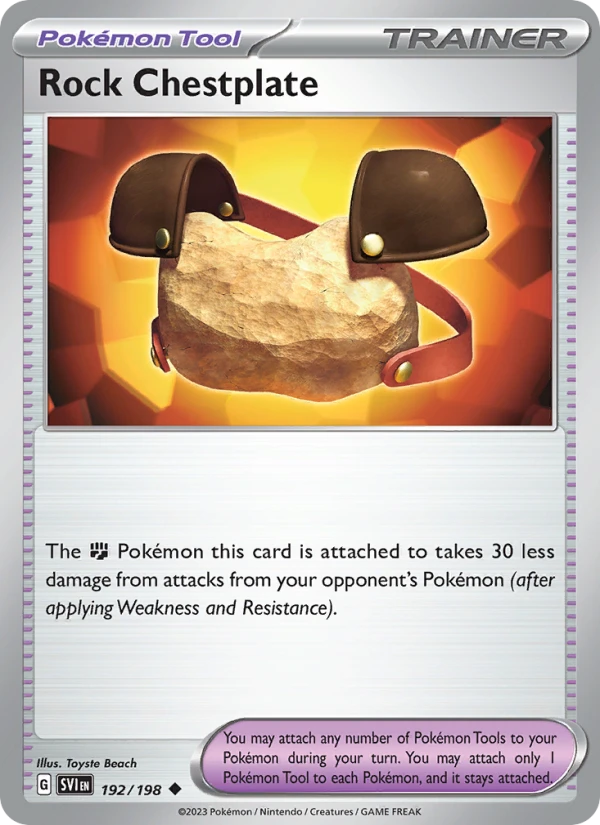 Rock Chestplate Reverse Holo #192
