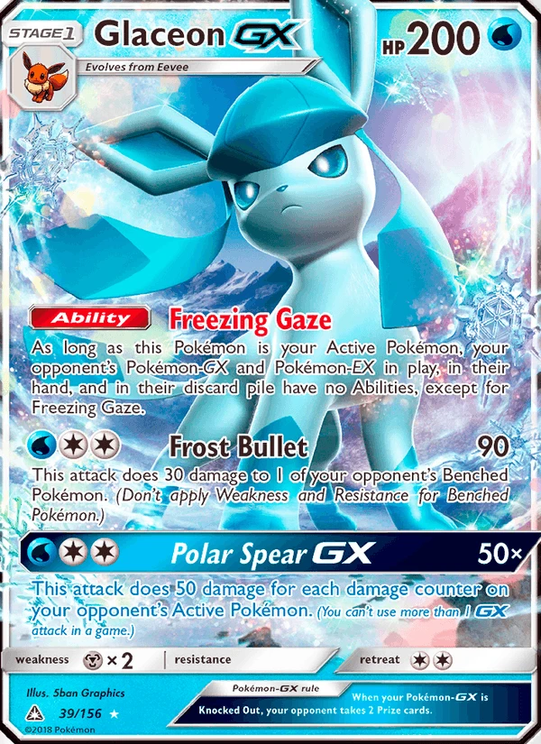 Glaceon Gx #39