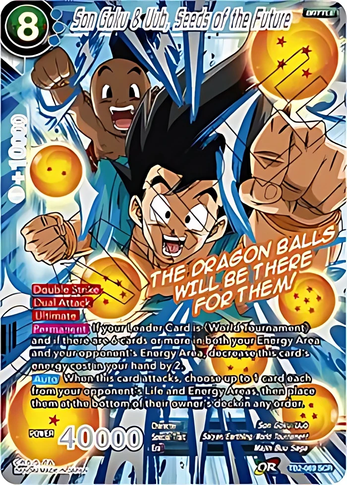 Son Goku & Uub, Seeds of the Future [Tournament Promo] #TB2-069