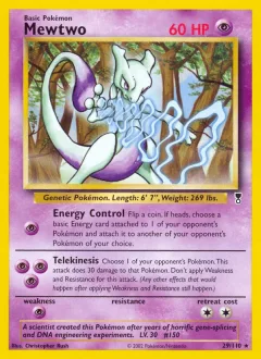 Mewtwo Reverse Holo