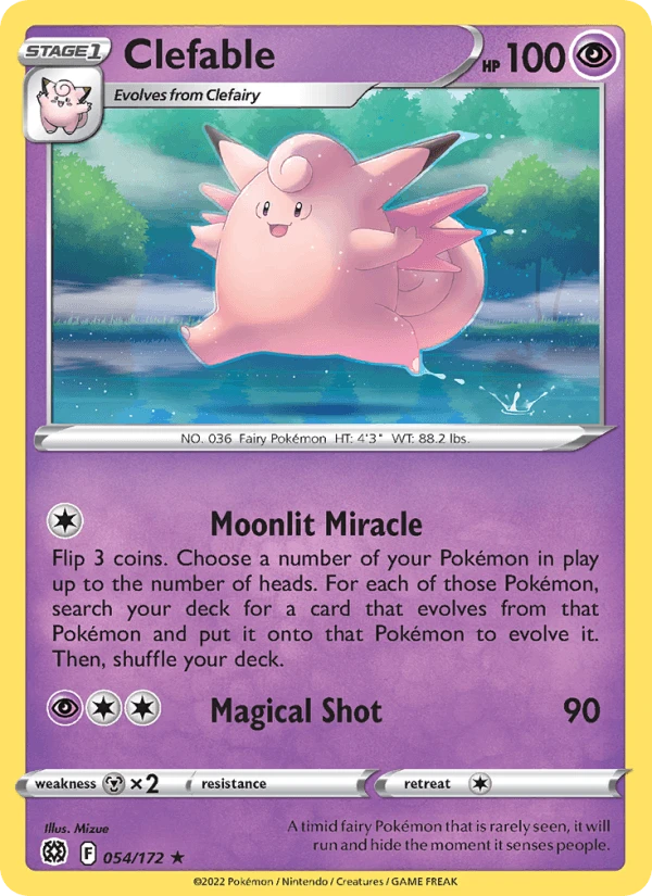 Clefable Reverse Holo #54