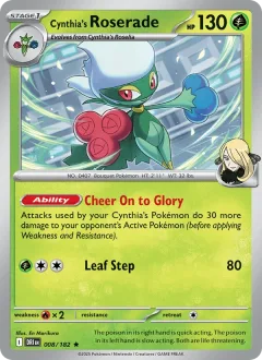 Cynthia's Roserade Reverse Holo