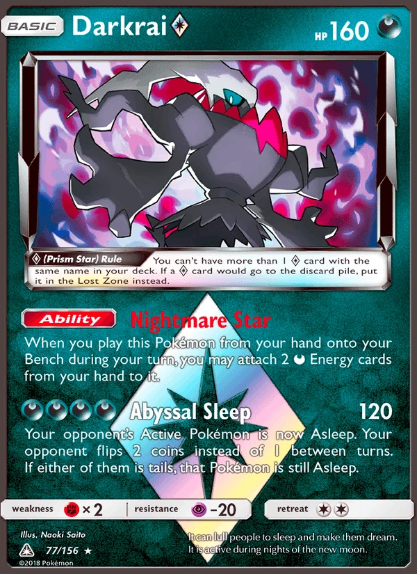 Darkrai Prism Star #77
