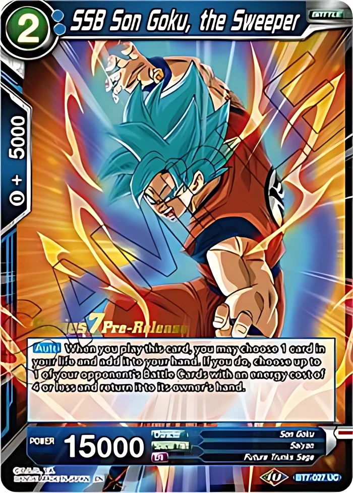 SSB Son Goku, the Sweeper [Pre-Release] #BT7-027_PR