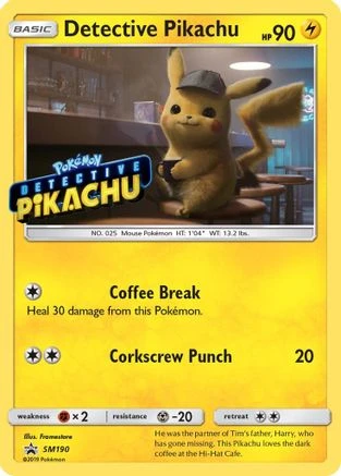 Detective Pikachu Stamp #SM190