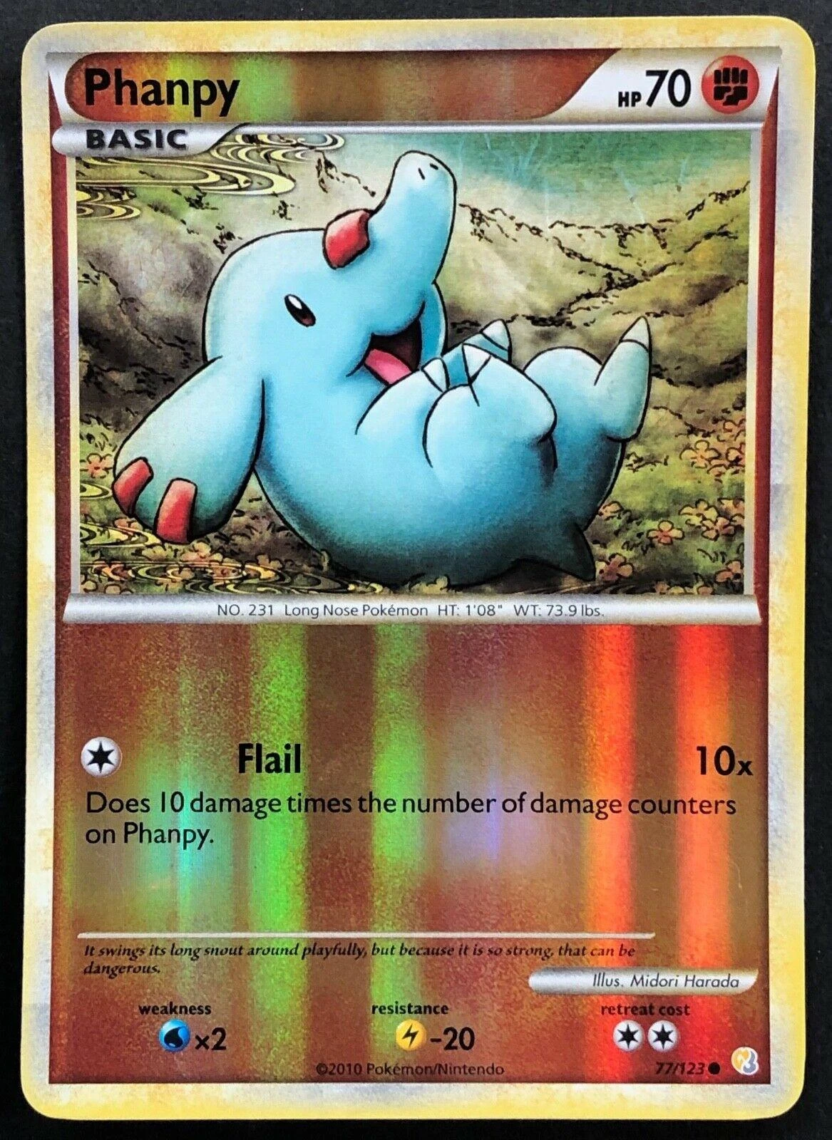Phanpy Reverse Holo #77