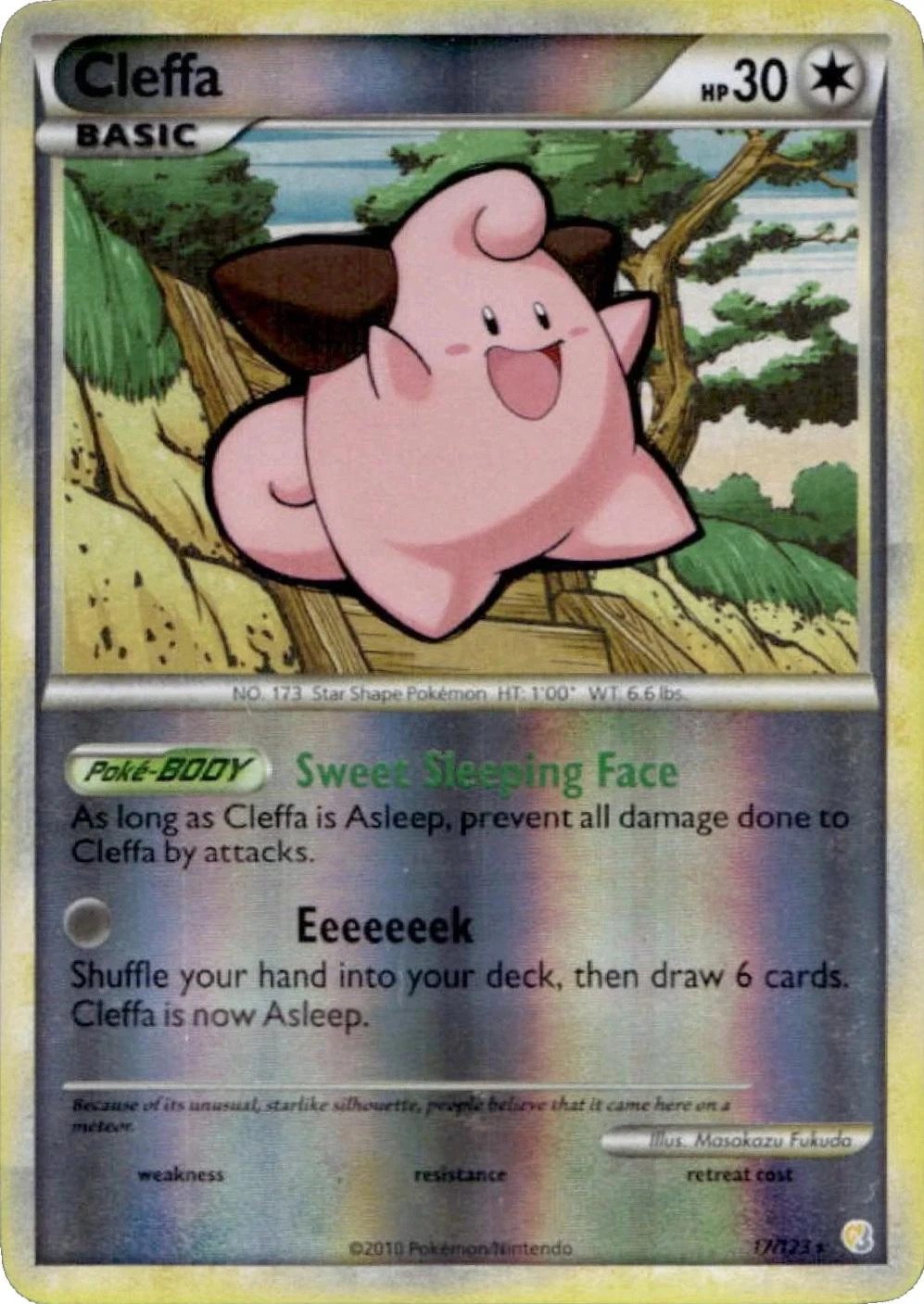 Cleffa Reverse Holo #17