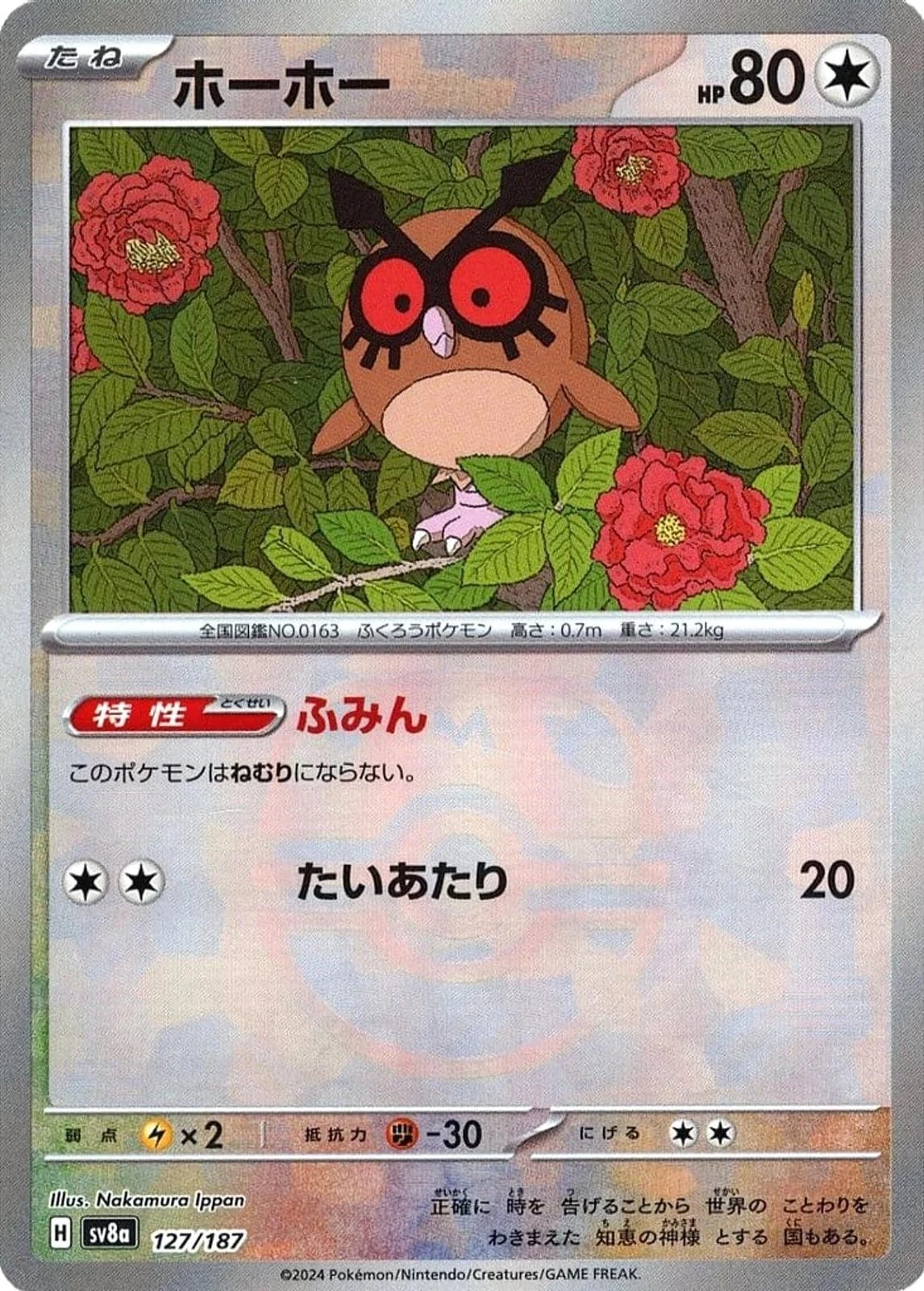 Hoothoot Master Ball #127