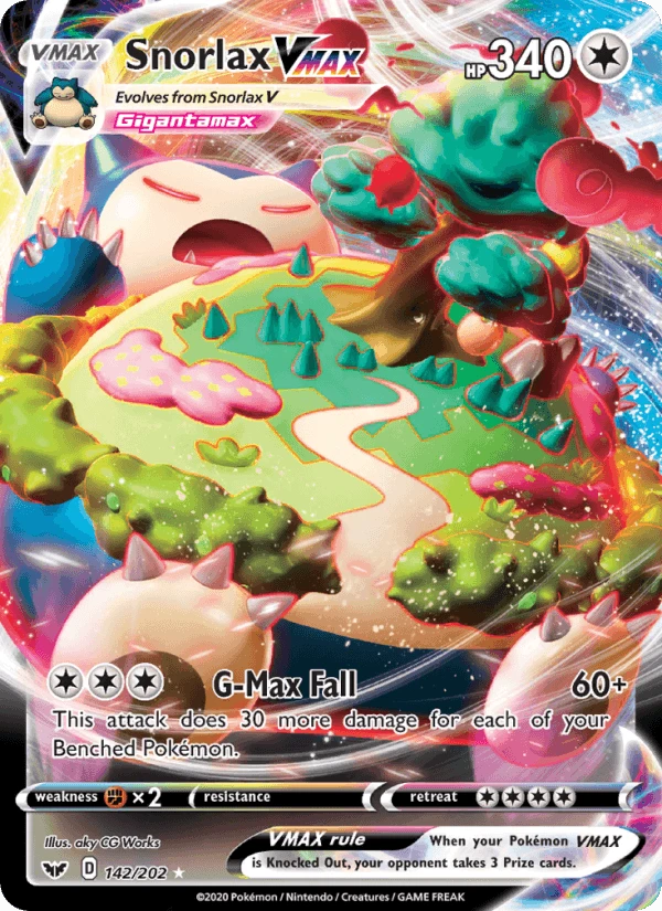 Snorlax VMAX Jumbo #142