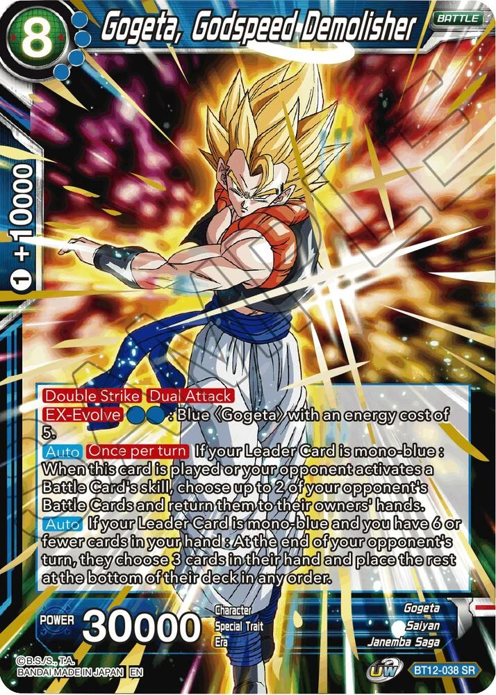 Gogeta, Godspeed Demolisher #BT12-038