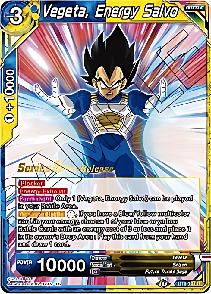 Vegeta, Energy Salvo [Pre-Release] #BT8-107_PR