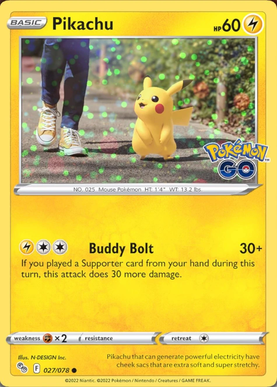 Pikachu Cosmos Holo #27