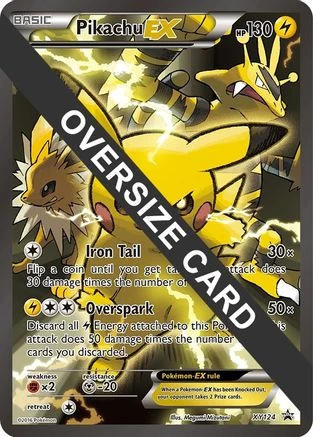 Pikachu EX Jumbo #XY124