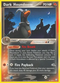 Dark Houndoom Reverse Holo