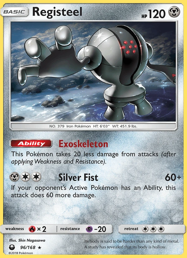 Registeel Reverse Holo #96