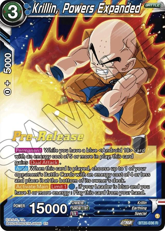 Krillin, Powers Expanded [Pre-Release] #BT20-036