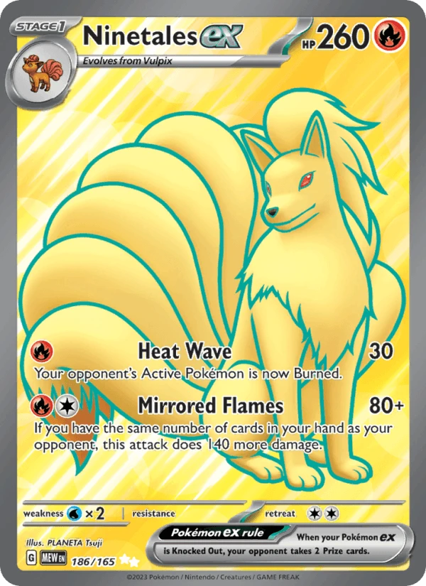 Ninetales Ex #186