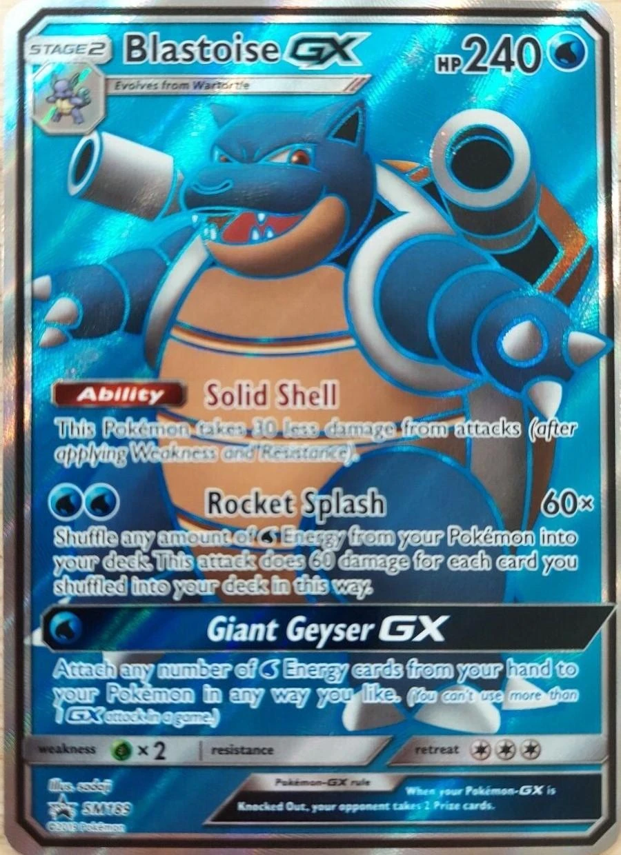 Blastoise GX Jumbo #SM189