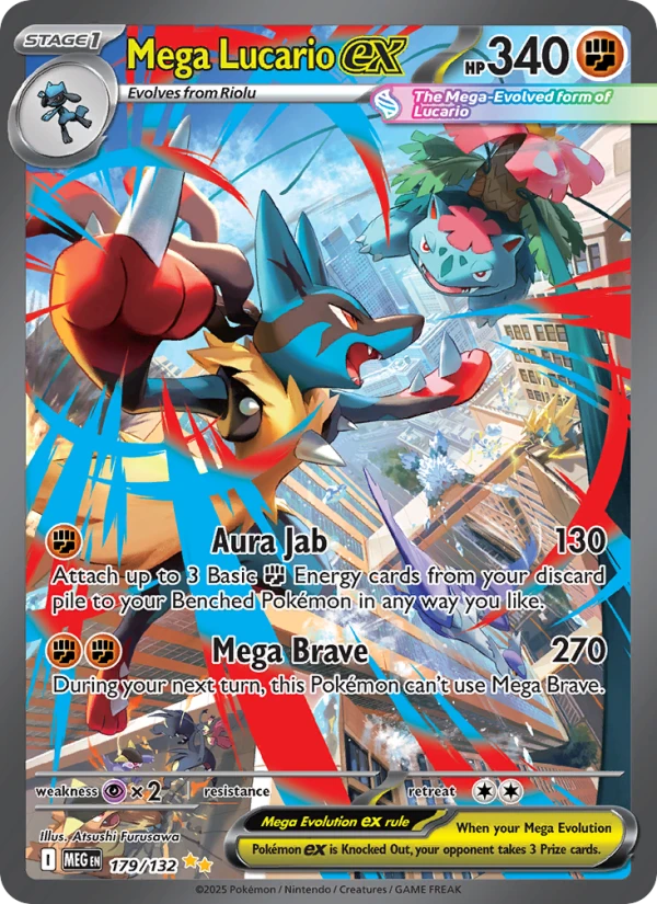Mega Lucario Ex #179